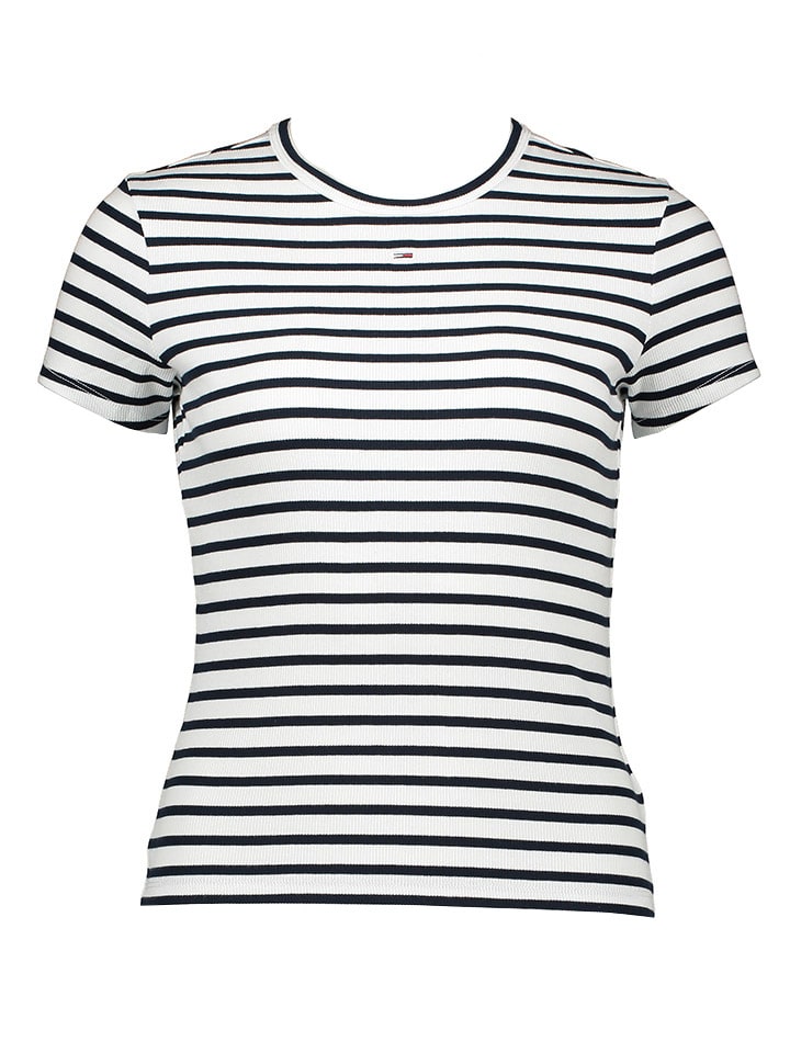 Футболка Tommy Hilfiger, белый/черный 
Футболка Tommy Hilfiger, белый/черный