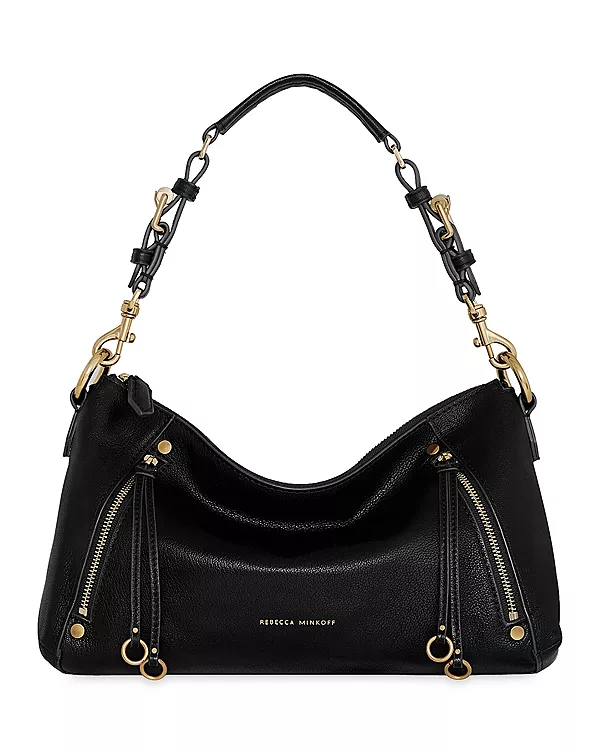 Маленькая сумка через плечо Rivington Rebecca Minkoff, черный
Маленькая сумка через плечо Rivington Rebecca Minkoff, черный
