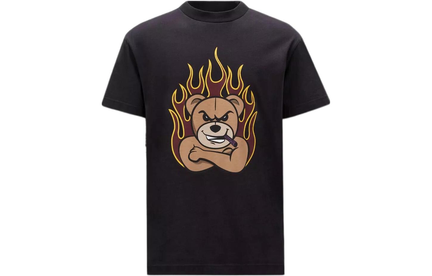 Футболка унисекс черная Moncler, черный 
Футболка унисекс черная Moncler, черный