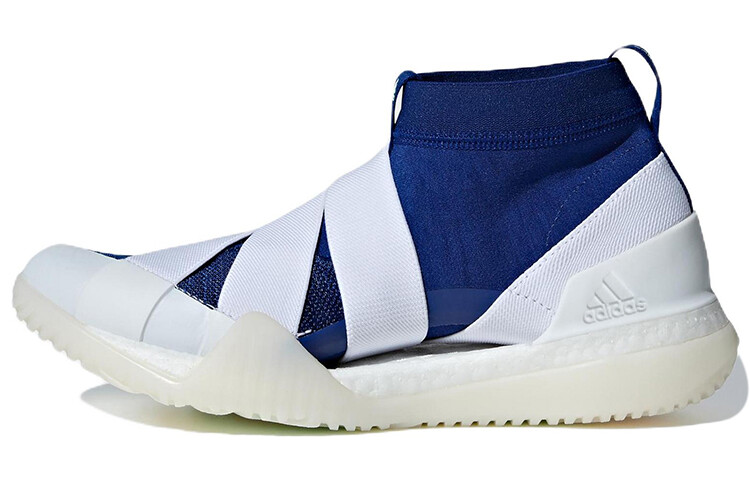 Кроссовки для бега Pure Boost Series женские с низким верхом, белые/королевские синие Adidas
Кроссовки для бега Pure Boost Series женские с низким верхом, белые/королевские синие Adidas