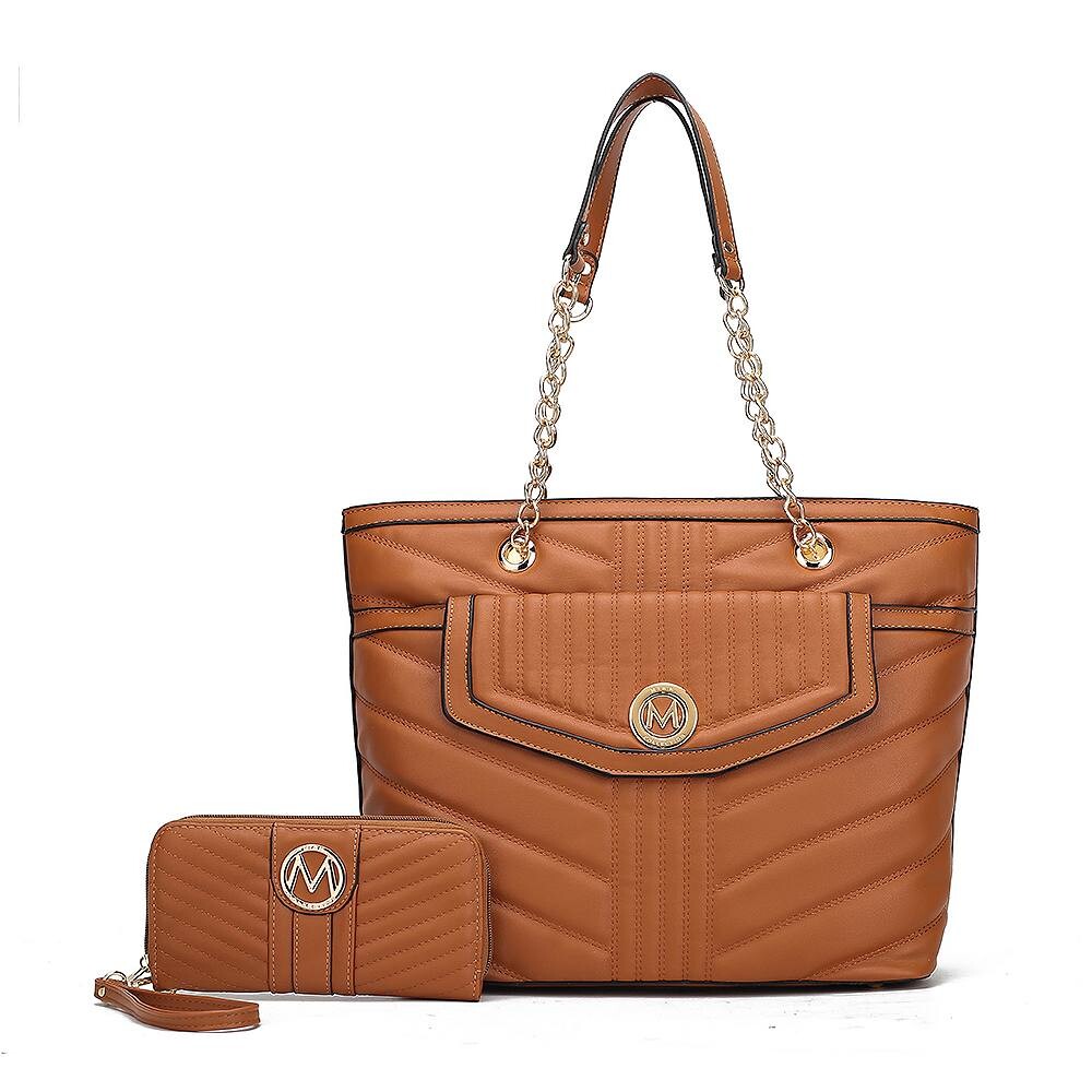 Большая сумка-тоут Chiari с кошельком MKF Collection от Mia K - 2 предмета, цвет Cognac
Большая сумка-тоут Chiari с кошельком MKF Collection от Mia K - 2 предмета, цвет Cognac