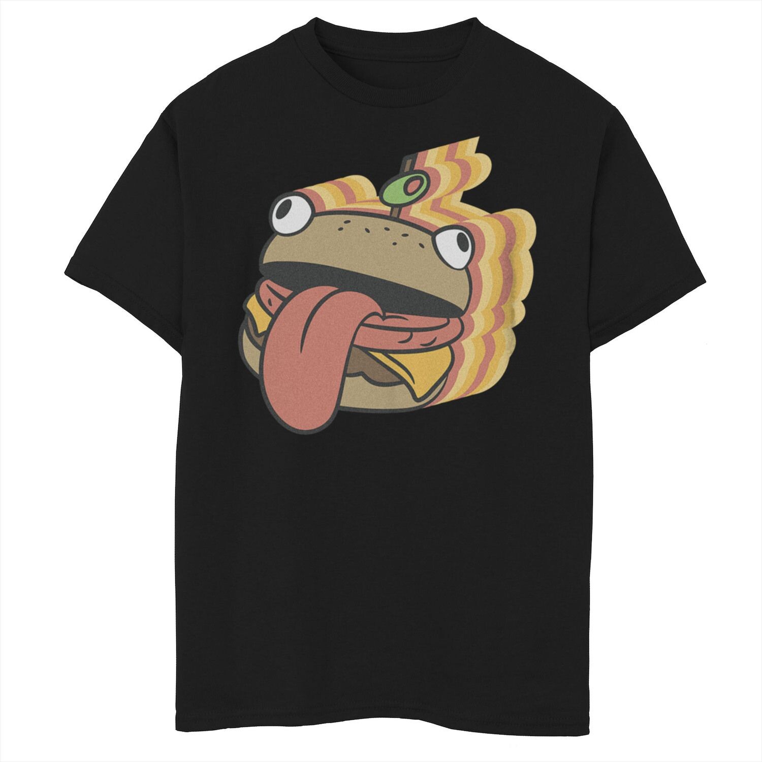 Футболка с рисунком Fortnite Durr Burger Trippy для мальчиков 8–20 лет Licensed Character, черный
Футболка с рисунком Fortnite Durr Burger Trippy для мальчиков 8–20 лет Licensed Character, черный