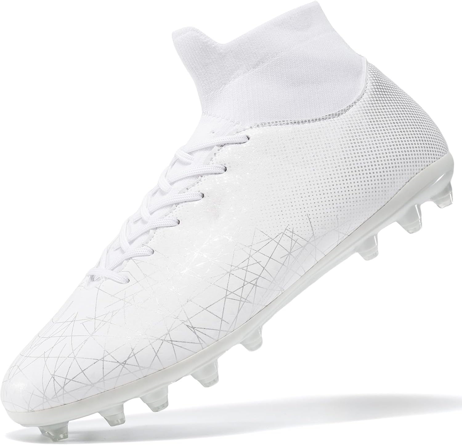 Детские футбольные бутсы с высоким голенищем для тренировок, спортивная обувь для футбола для мальчиков и девочек, для улицы Eoecoioui, белый
Детские футбольные бутсы с высоким голенищем для тренировок, спортивная обувь для футбола для мальчиков и девочек, для улицы Eoecoioui, белый