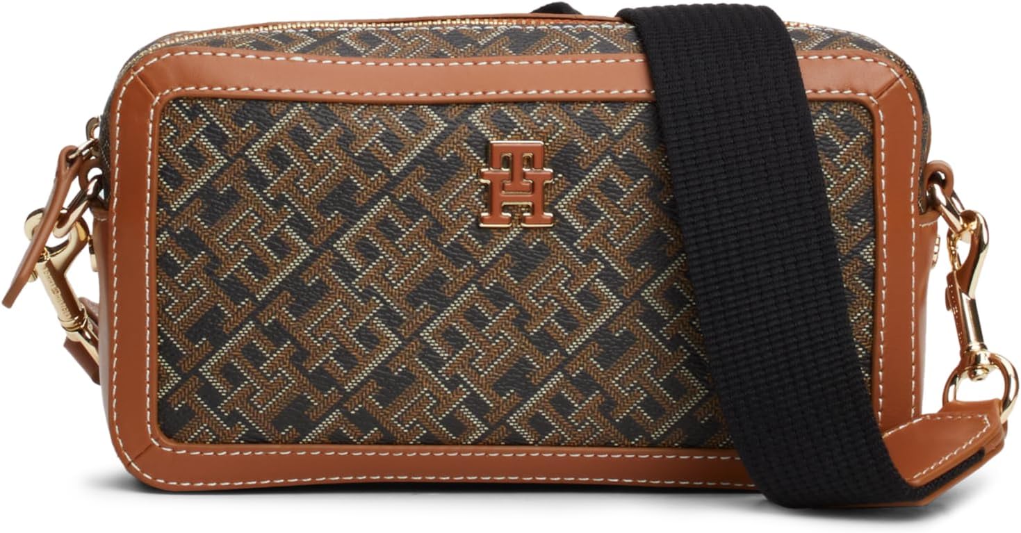 Кожаная сумка через плечо с монограммой Tommy Hilfiger, Black / Tan Mix
Кожаная сумка через плечо с монограммой Tommy Hilfiger, Black / Tan Mix