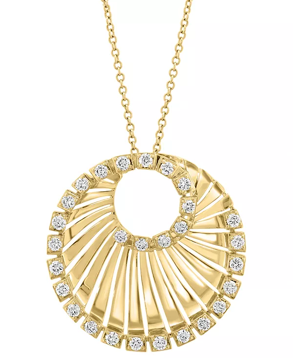 Ожерелье с круглым бриллиантом Effy, 18 дюймов (3/4 карата) из 14-каратного золота Effy Collection, gold
Ожерелье с круглым бриллиантом Effy, 18 дюймов (3/4 карата) из 14-каратного золота Effy Collection, gold