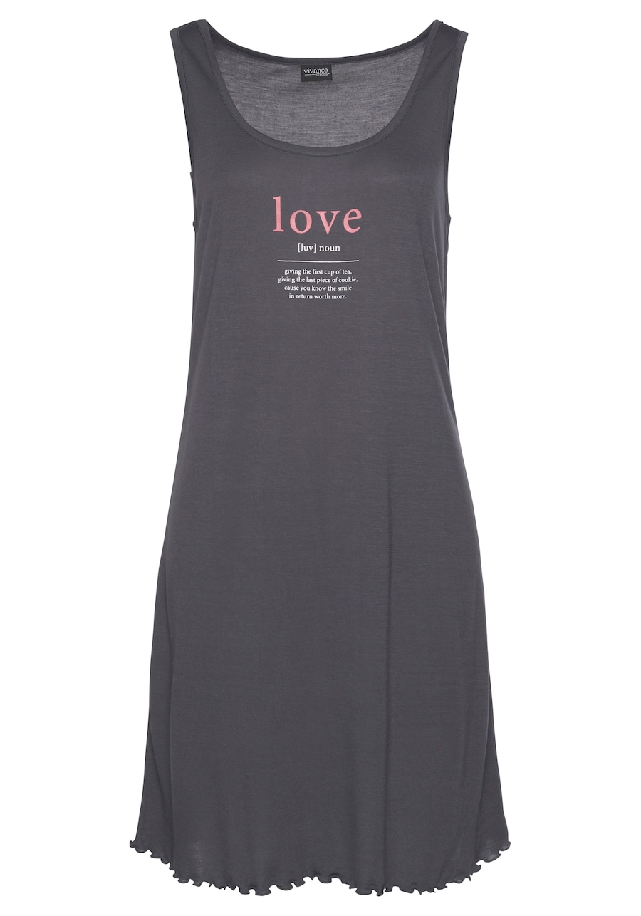 Ночная рубашка VIVANCE, антрацит
Ночная рубашка VIVANCE, антрацит