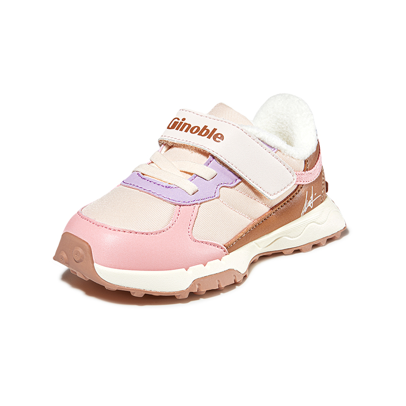 Тепловая поддержка, легкие амортизаторы, обувь для малышей, для младенцев и малышей GINOBLE, розовый/коричневый 
Тепловая поддержка, легкие амортизаторы, обувь для малышей, для младенцев и малышей GINOBLE, розовый/коричневый