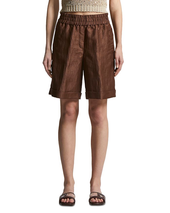 Шорты Peserico, коричневый 
Шорты Peserico, коричневый