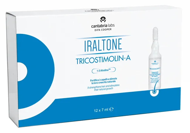 Iraltone Strengthening Tricostimolina 12 флаконов для укрепления волос Cantabria Labs Difa Cooper
Iraltone Strengthening Tricostimolina 12 флаконов для укрепления волос Cantabria Labs Difa Cooper