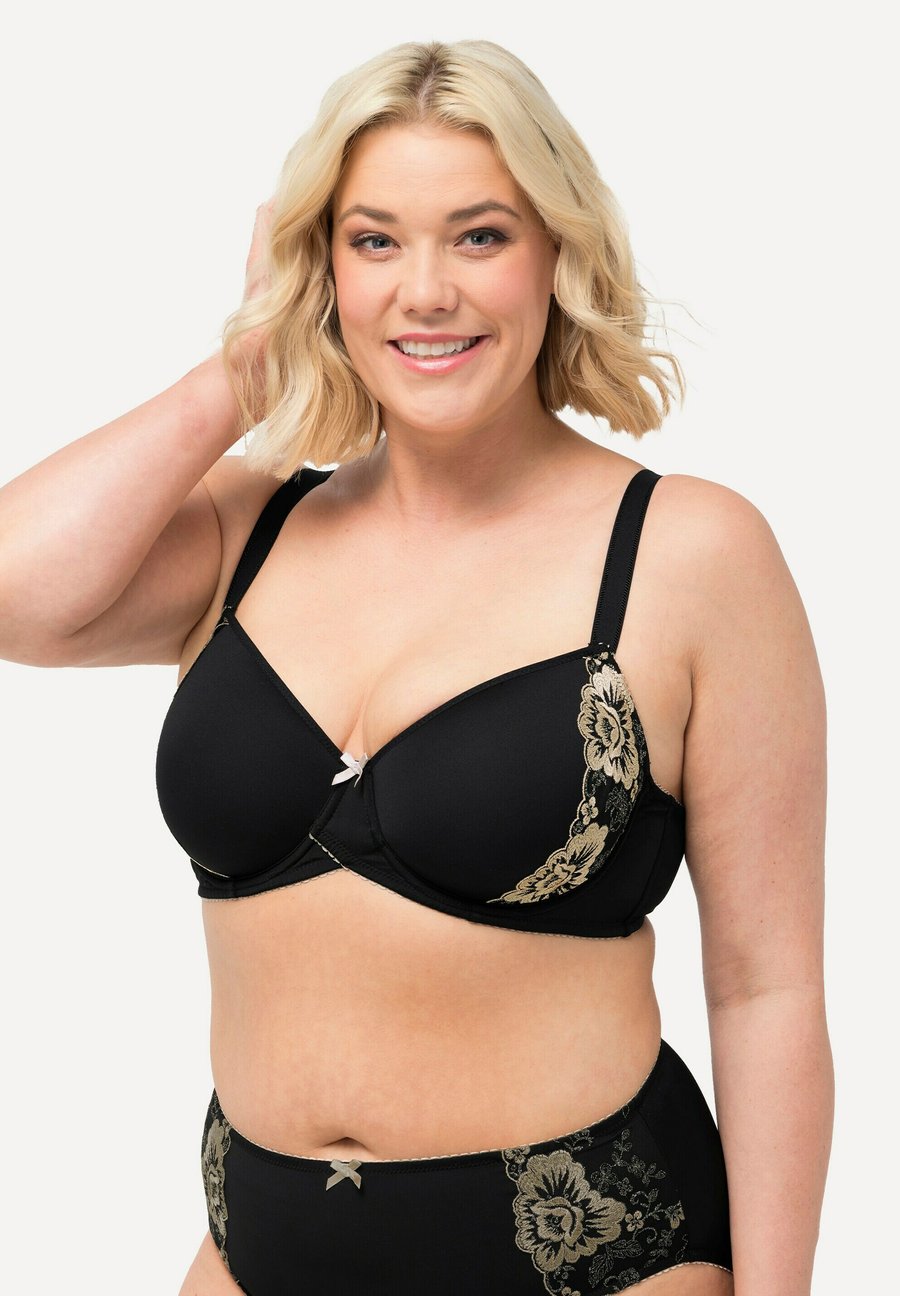 Бюстгальтер Ulla Popken Underwired bra, Black
Бюстгальтер Ulla Popken Underwired bra, Black