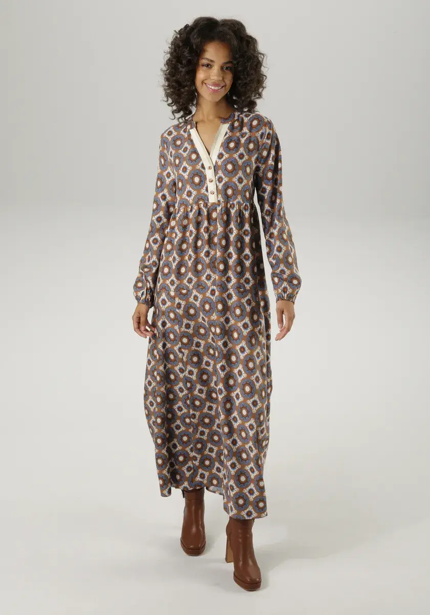 Платье макси Aniston CASUAL с оригинальным принтом мандалы – НОВАЯ КОЛЛЕКЦИЯ, цвет Hellbraun-Wollweiß-Petrol-Braun
Платье макси Aniston CASUAL с оригинальным принтом мандалы – НОВАЯ КОЛЛЕКЦИЯ, цвет Hellbraun-Wollweiß-Petrol-Braun