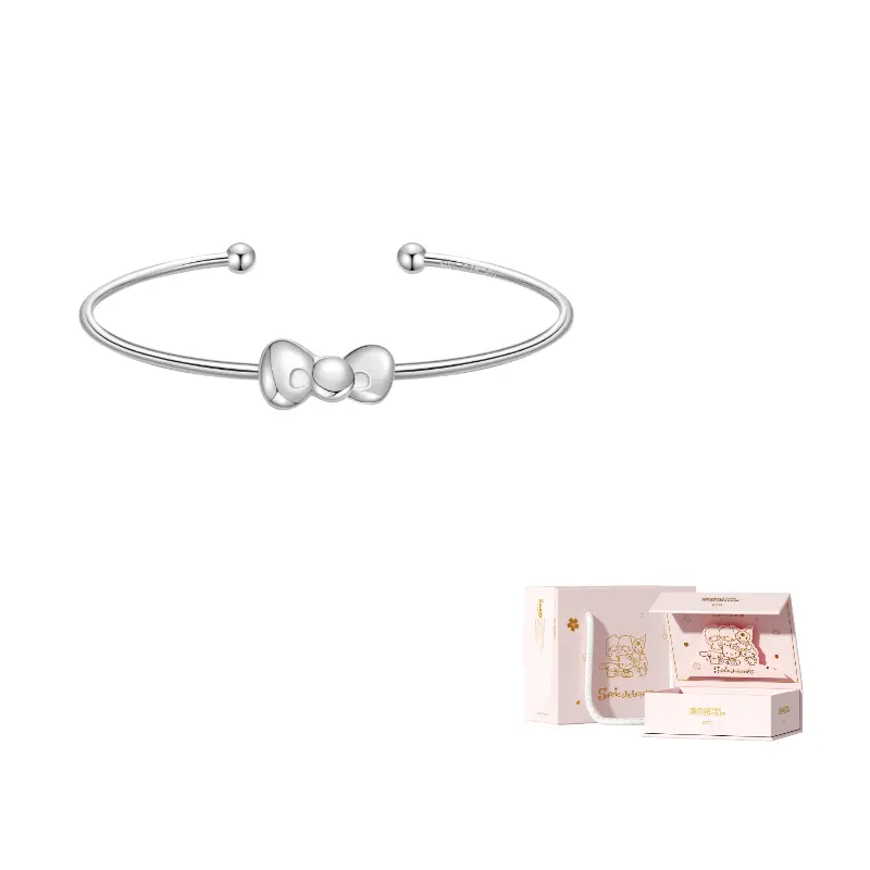 Sanrio Серебряный браслет S925 Hello KT для женщин в подарочной коробке
Sanrio Серебряный браслет S925 Hello KT для женщин в подарочной коробке