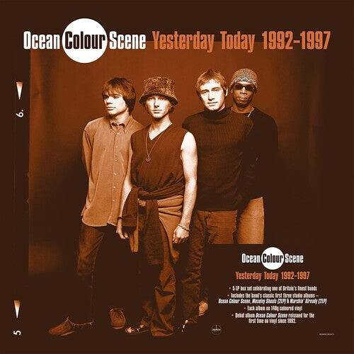 Виниловая пластинка Ocean Colour Scene: Yesterday Today 1992-1997 - 5LP Boxset on 140-Gram Blue, Orange & Red Colored Vinyl
Виниловая пластинка Ocean Colour Scene: Yesterday Today 1992-1997 - 5LP Boxset on 140-Gram Blue, Orange & Red Colored Vinyl