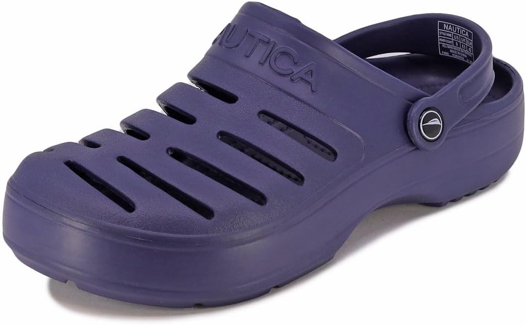 Мужские сабо Nautica - спортивные сандалии - без застежки с регулируемым задним ремешком - (водные обувь/мягкие тапочки) River Edge, темно-синий
Мужские сабо Nautica - спортивные сандалии - без застежки с регулируемым задним ремешком - (водные обувь/мягкие тапочки) River Edge, темно-синий