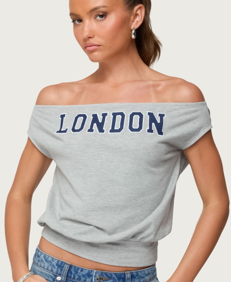 Женская блузка So London с открытыми плечами Edikted, Gray-melange
Женская блузка So London с открытыми плечами Edikted, Gray-melange