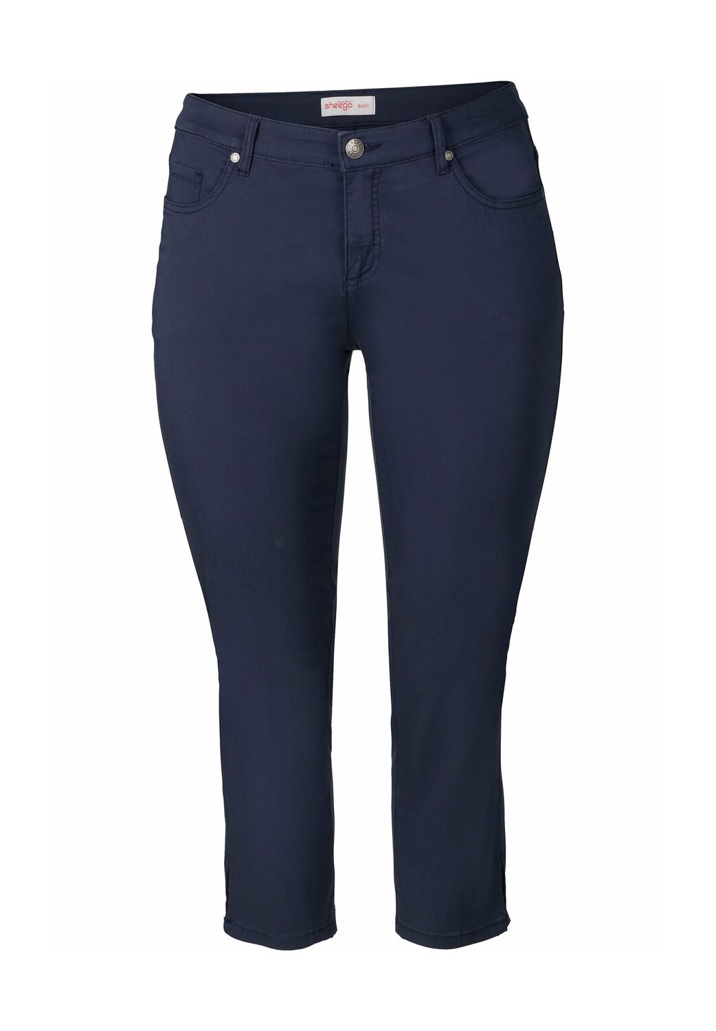 Брюки длиной 7/8 из хлопкового твила стрейч sheego, цвет Marine
Брюки длиной 7/8 из хлопкового твила стрейч sheego, цвет Marine