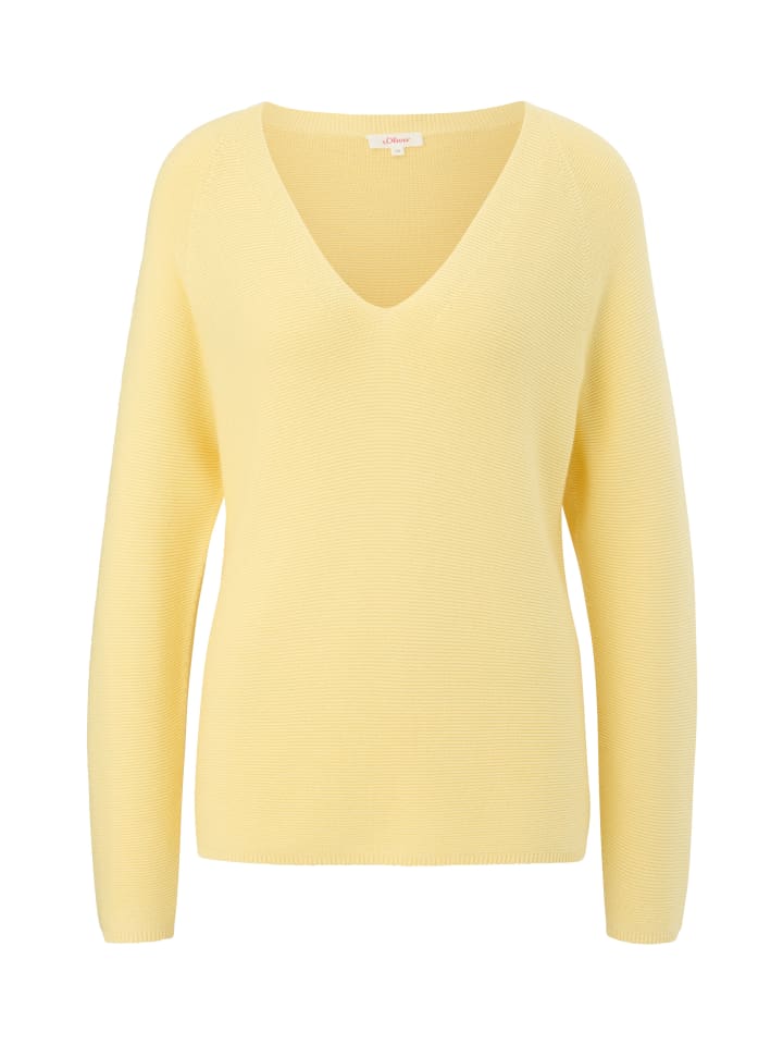 s.Oliver Вязаный свитер цвета 1145_светло-лимонный
s.Oliver Вязаный свитер цвета 1145_светло-лимонный