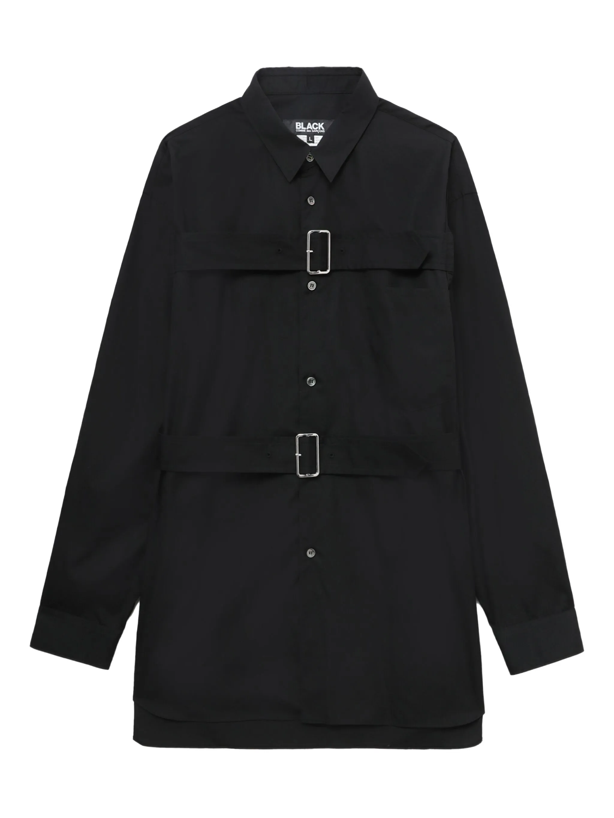 Рубашка с пряжкой Black Comme Des Garçons, черный
Рубашка с пряжкой Black Comme Des Garçons, черный