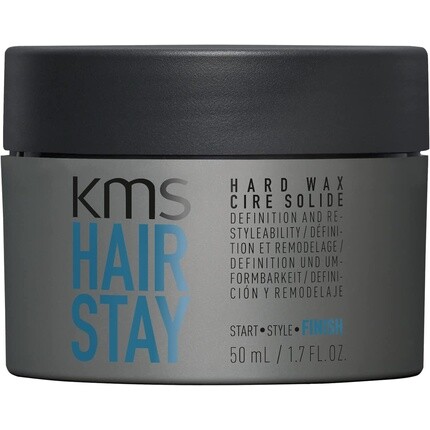 KMS Hairstay Твердый воск для всех типов волос 50 мл
KMS Hairstay Твердый воск для всех типов волос 50 мл