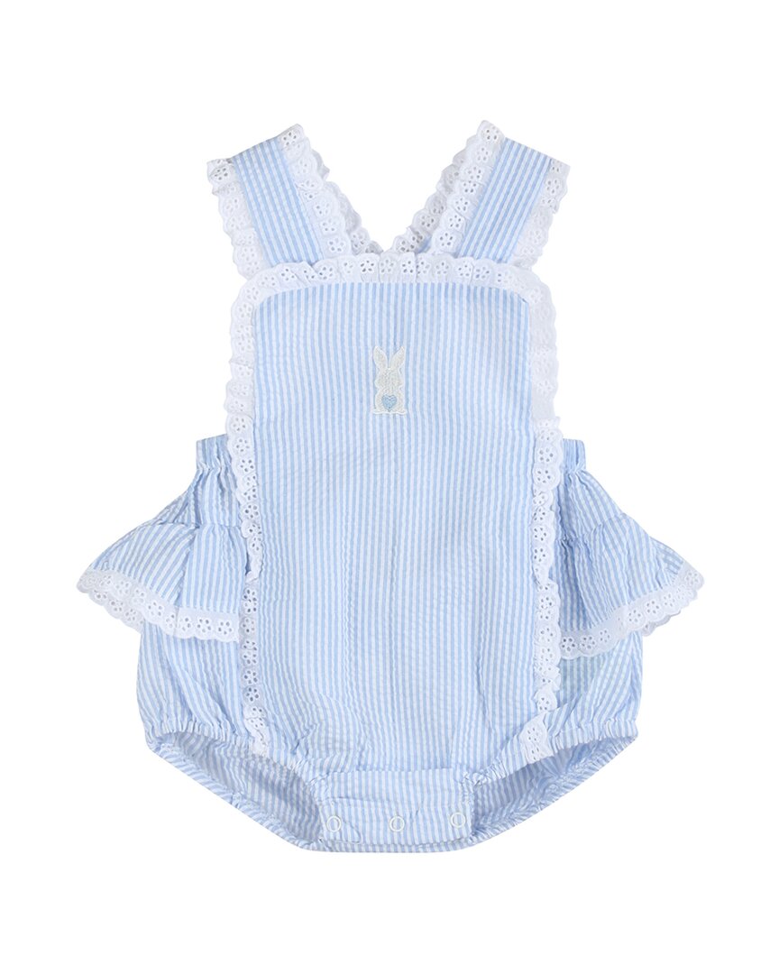 Пасхальный комбинезон с оборками в виде кролика Lil Cactus Seersucker, светло-голубой
Пасхальный комбинезон с оборками в виде кролика Lil Cactus Seersucker, светло-голубой