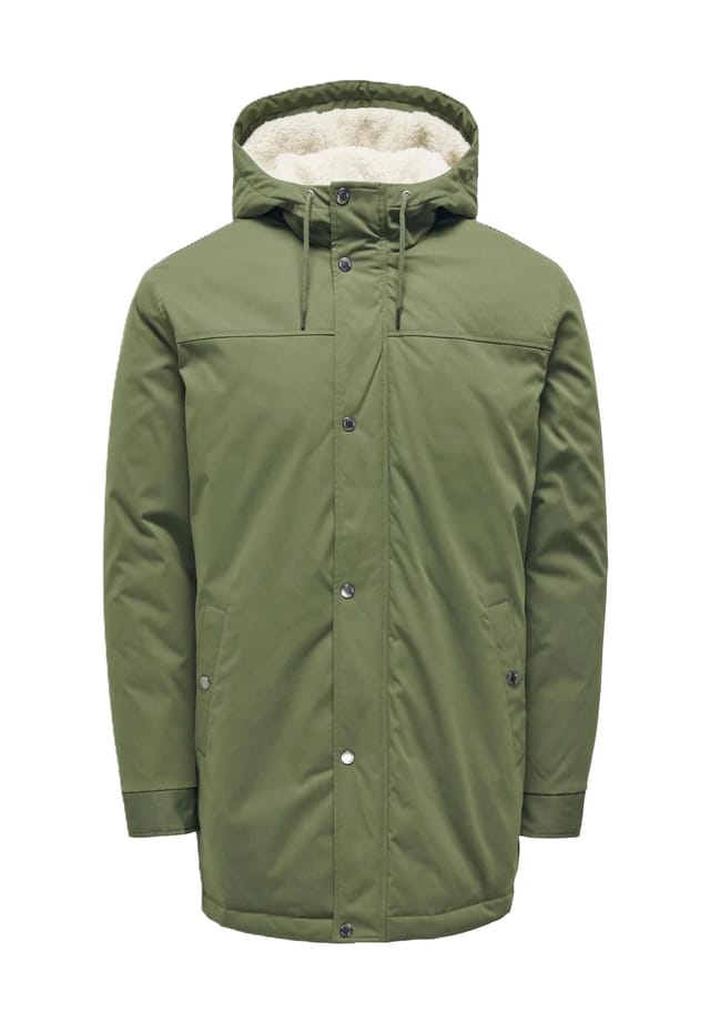 Парка с воротником-стойкой и завязкой Only & Sons, зеленый
Парка с воротником-стойкой и завязкой Only & Sons, зеленый