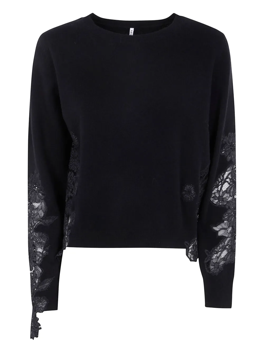 Шерстяной свитер с кружевом Liviana Conti, черный
Шерстяной свитер с кружевом Liviana Conti, черный