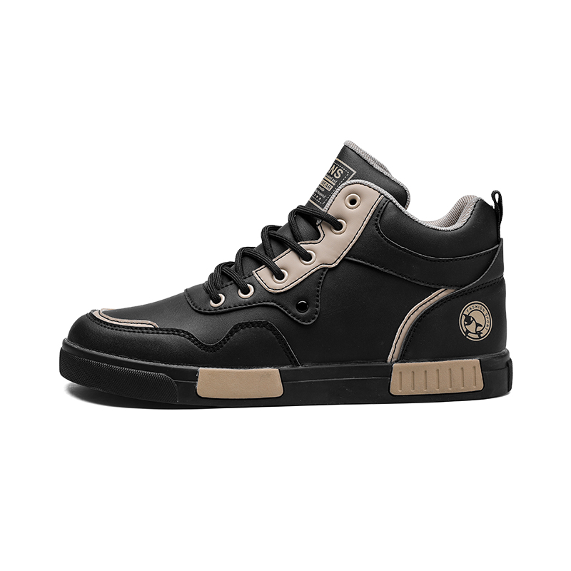 PLAY COBBLER Антискользящие износостойкие высокие скейтерские кроссовки мужские - черные, цвет Black
PLAY COBBLER Антискользящие износостойкие высокие скейтерские кроссовки мужские - черные, цвет Black