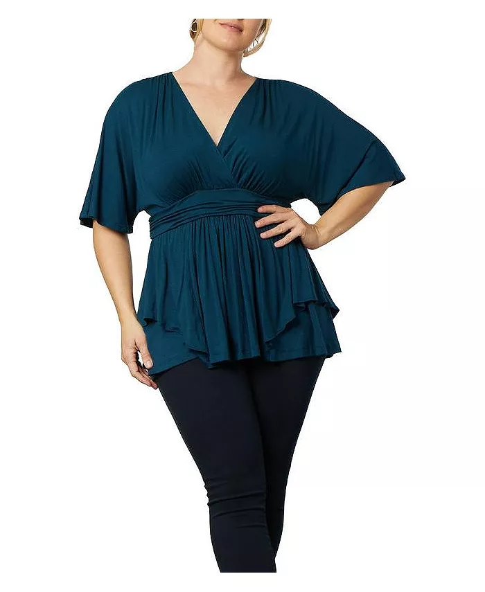 Трикотажный топ Promenade размера Plus Kiyonna, зеленый
Трикотажный топ Promenade размера Plus Kiyonna, зеленый