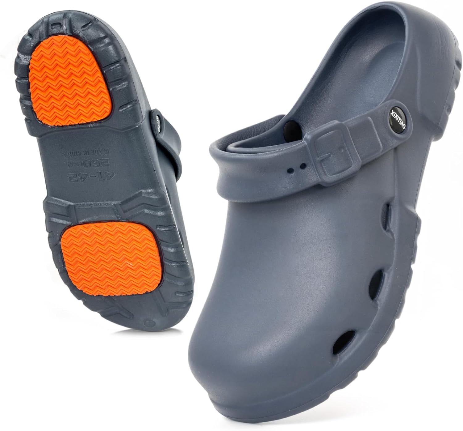 Рабочие сабо HORMAUWORD унисекс для мужчин и женщин, с отверстиями, дышащие, противоскользящие, с поддержкой свода стопы, легкие пляжные тапочки для медсестер, садоводов, для использования в помещении и на открытом воздухе, синий
Рабочие сабо HORMAUWORD унисекс для мужчин и женщин, с отверстиями, дышащие, противоскользящие, с поддержкой свода стопы, легкие пляжные тапочки для медсестер, садоводов, для использования в помещении и на открытом воздухе, синий