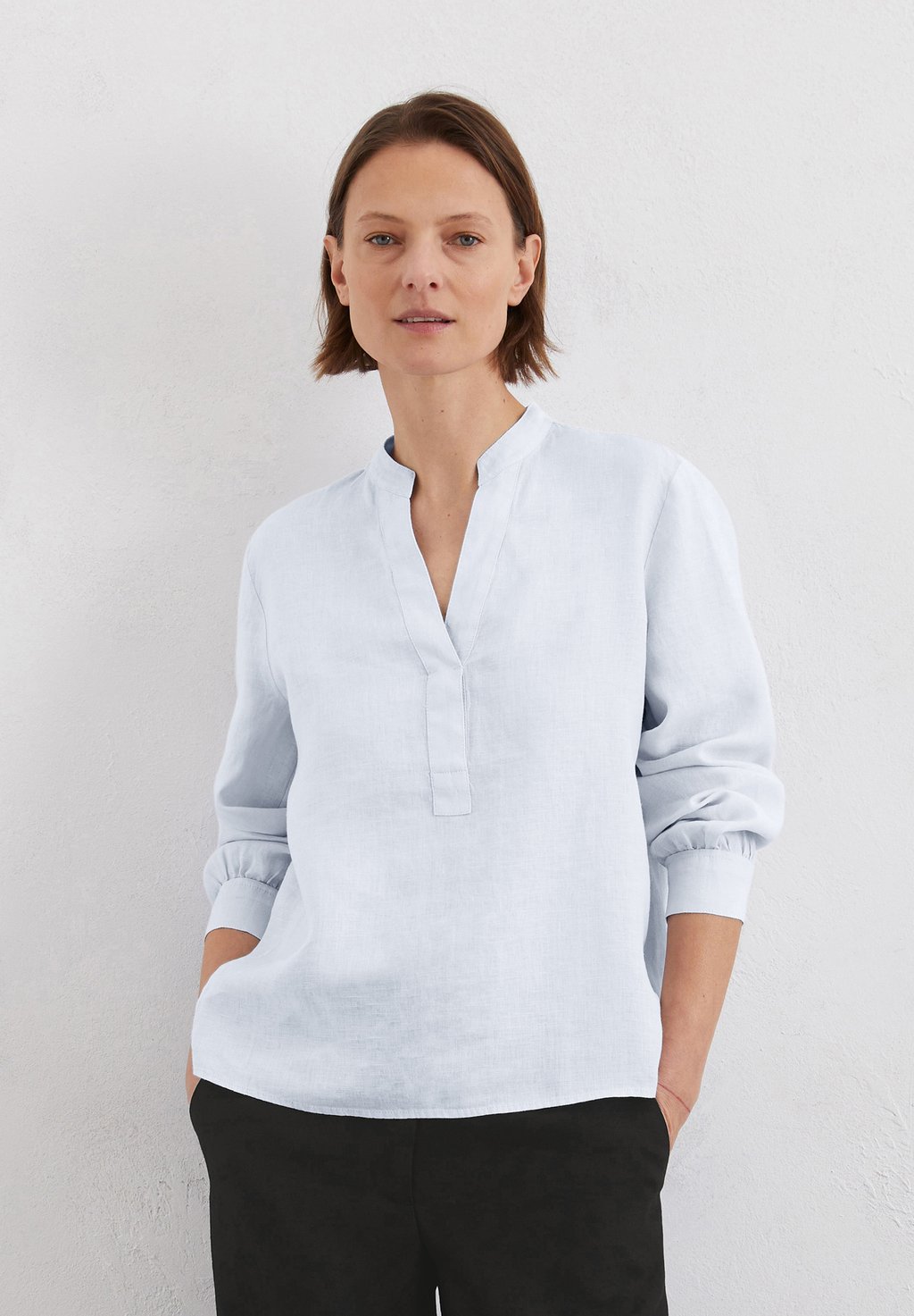 Блуза REGULAR Marc O'Polo, светло-голубой 
Блуза REGULAR Marc O'Polo, светло-голубой