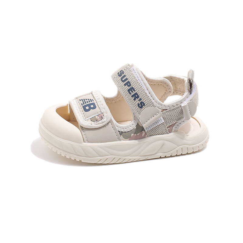 Детские сандалии с противоскользящей подошвой и низким верхом для детей от 3 до 7 лет TONYBEAR, экрю 
Детские сандалии с противоскользящей подошвой и низким верхом для детей от 3 до 7 лет TONYBEAR, экрю