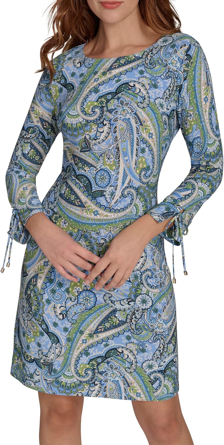 Женское платье-трапеция Tommy Hilfiger с длинными рукавами и круглым вырезом, French Blue Multi
Женское платье-трапеция Tommy Hilfiger с длинными рукавами и круглым вырезом, French Blue Multi