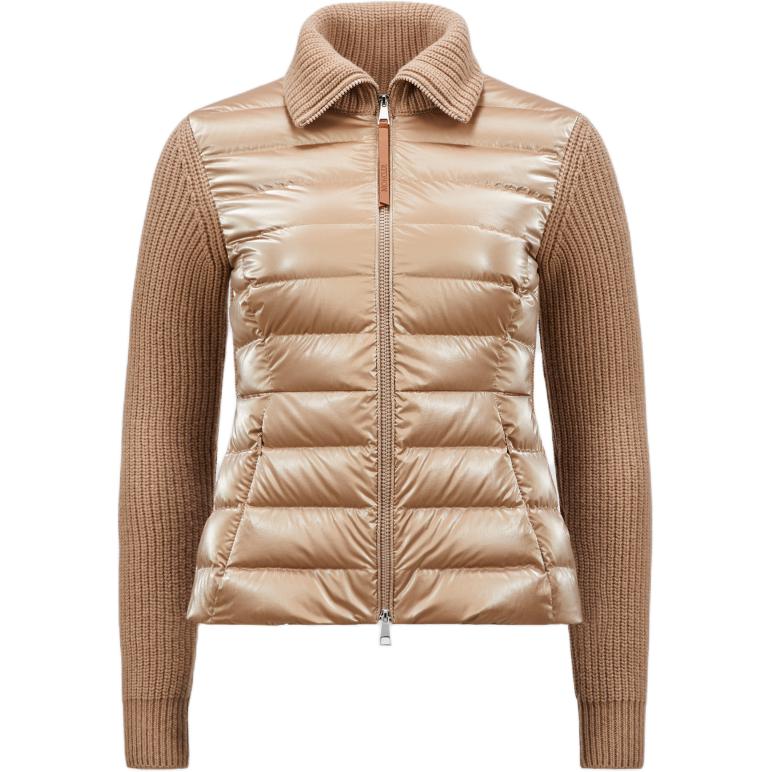 Padded Zip Up Cardigan Moncler, бежевый
Padded Zip Up Cardigan Moncler, бежевый