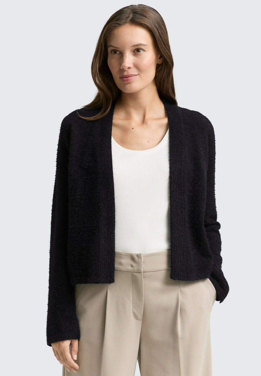 Кардиган TOM TAILOR Cardigan, Black Stripe With Featheryarn/Black
Кардиган TOM TAILOR Cardigan, Black Stripe With Featheryarn/Black