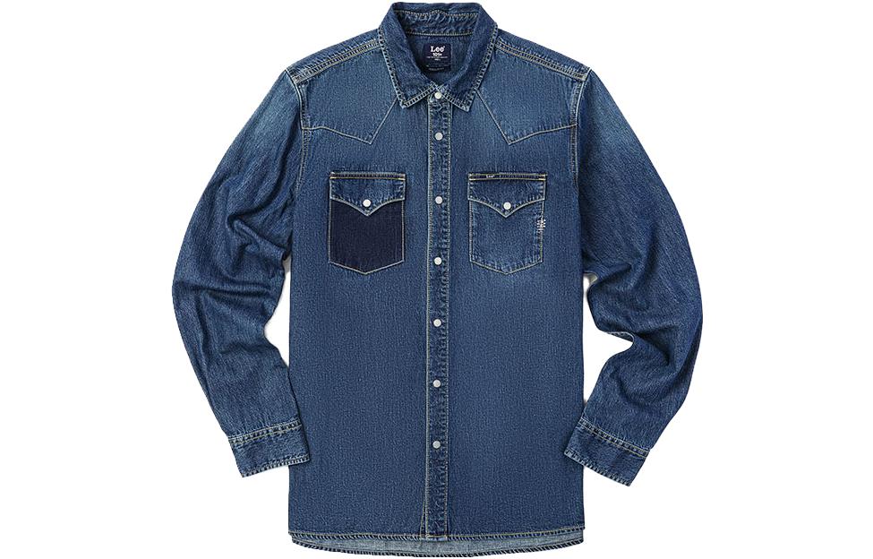 Lee Мужская синяя рубашка
Lee Мужская синяя рубашка