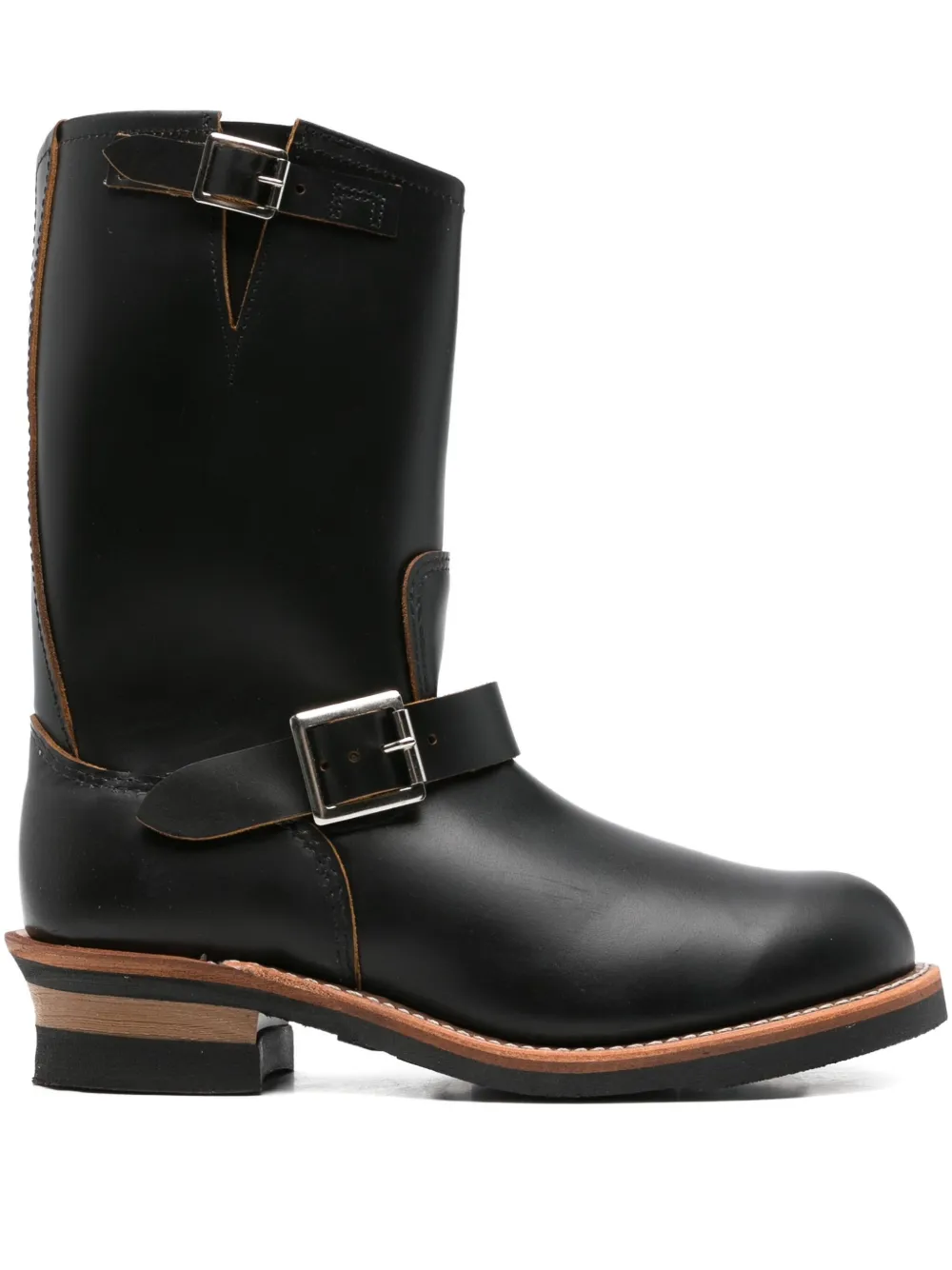 Байкерские ботинки с пряжками Red Wing Shoes, черный
Байкерские ботинки с пряжками Red Wing Shoes, черный