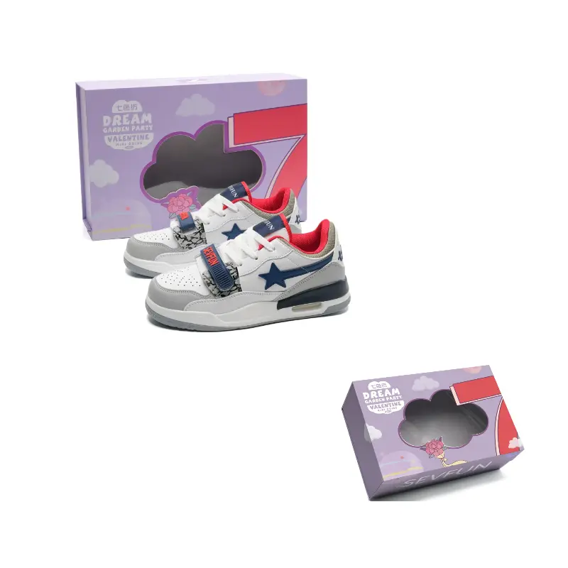 7 SEVFUN Низкие скейтерские кроссовки унисекс бело-сине-красные, цвет White Blue Red
7 SEVFUN Низкие скейтерские кроссовки унисекс бело-сине-красные, цвет White Blue Red