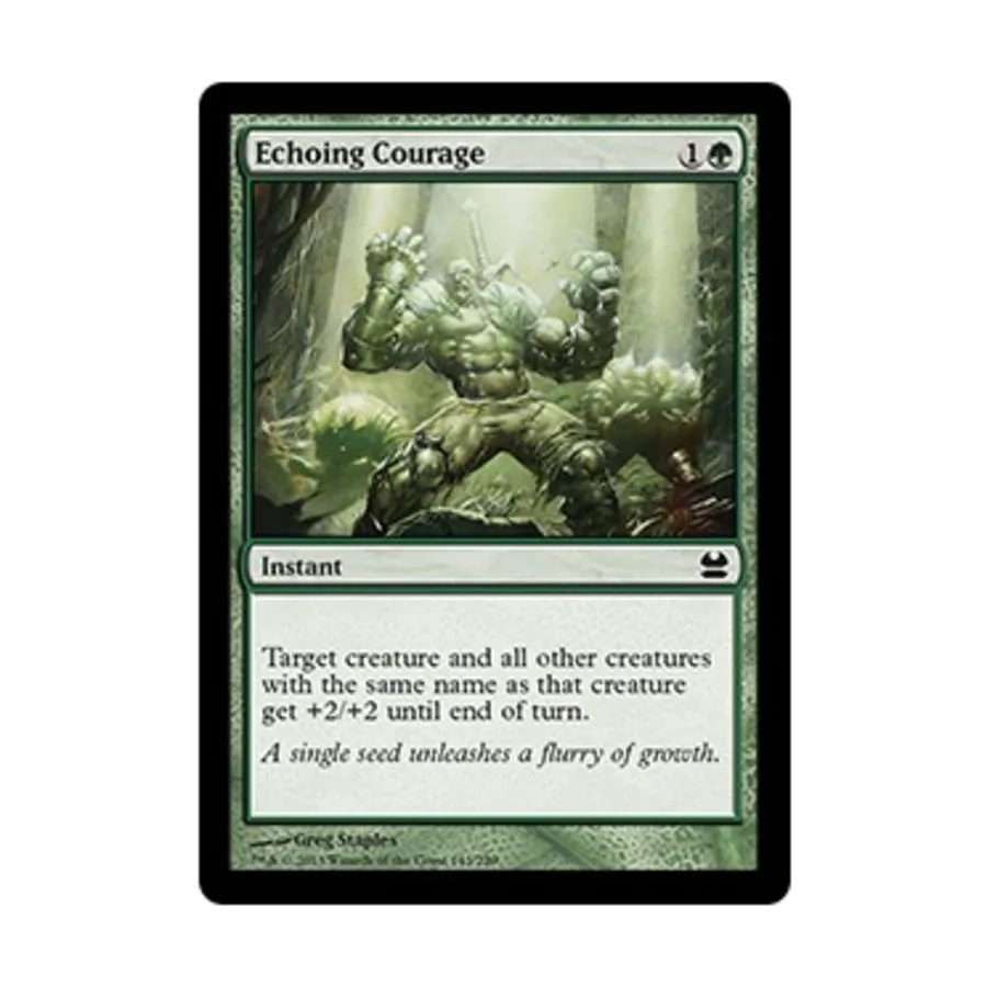 CCG Эхо мужества (С) (Рольга), MTG - Modern Masters 2013
CCG Эхо мужества (С) (Рольга), MTG - Modern Masters 2013