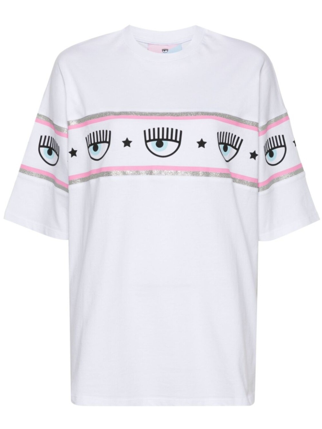 Chiara Ferragni футболка Eyelike с блестками, белый
Chiara Ferragni футболка Eyelike с блестками, белый