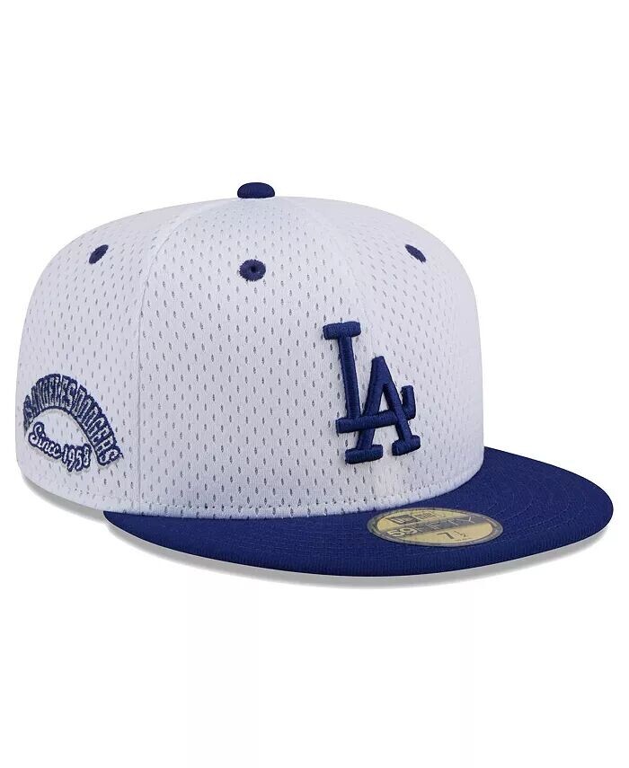 Мужская белая приталенная шляпа Los Angeles Dodgers Throwback Mesh 59fifty New Era, белый
Мужская белая приталенная шляпа Los Angeles Dodgers Throwback Mesh 59fifty New Era, белый