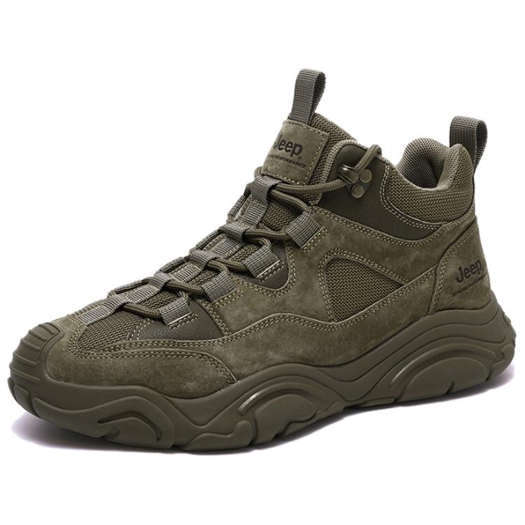 Высокие походные ботинки мужские хаки Jeep
Высокие походные ботинки мужские хаки Jeep