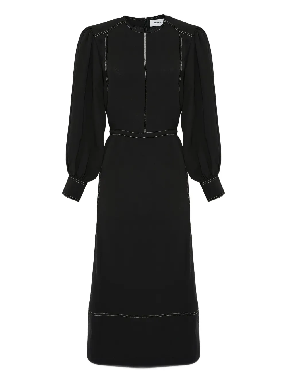 Платье миди с объемными рукавами и кулиской YVES SALOMON, черный
Платье миди с объемными рукавами и кулиской YVES SALOMON, черный