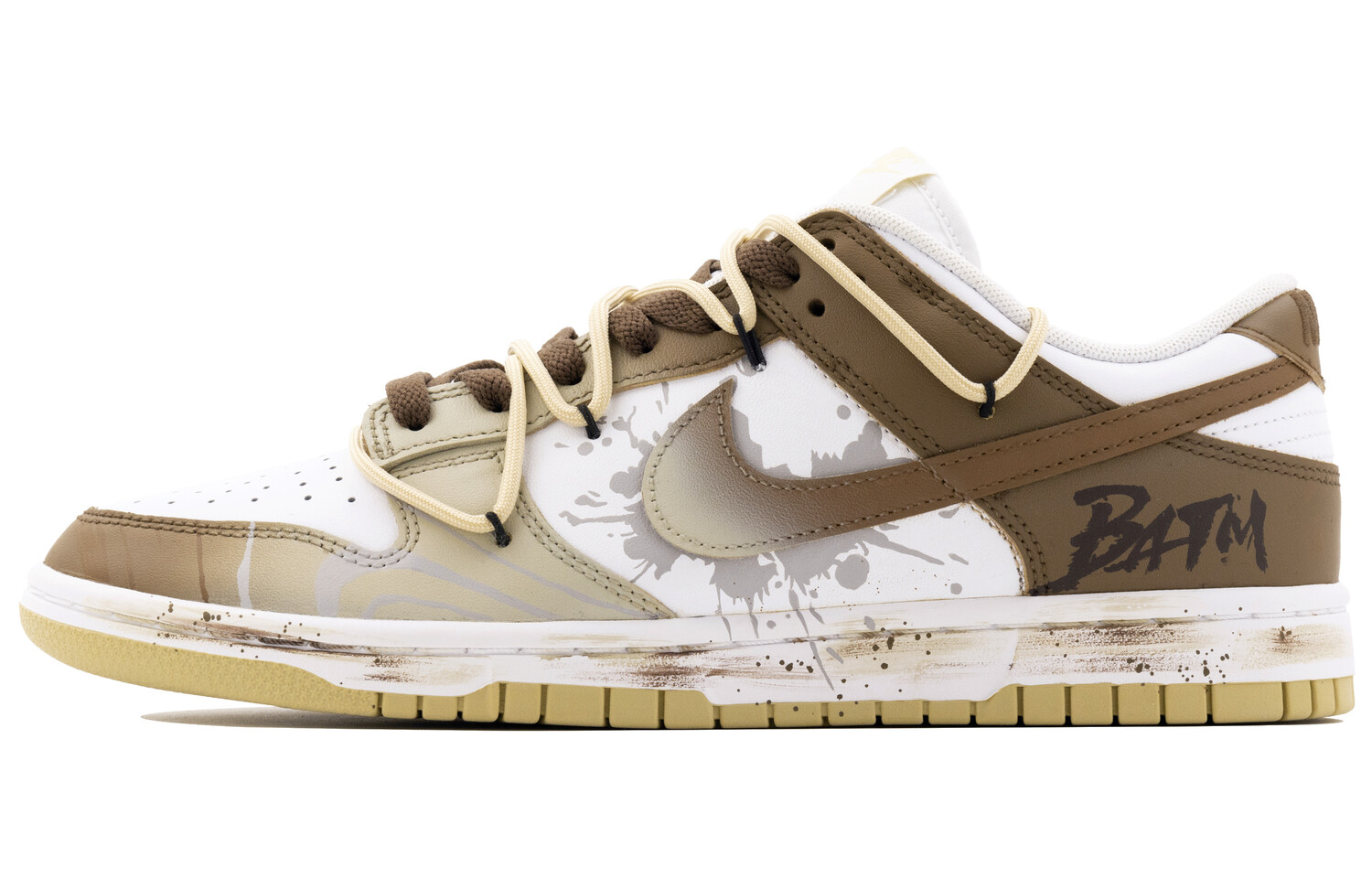 Кроссовки для скейтбординга Dunk мужские с низким верхом белый/коричневый Nike
Кроссовки для скейтбординга Dunk мужские с низким верхом белый/коричневый Nike