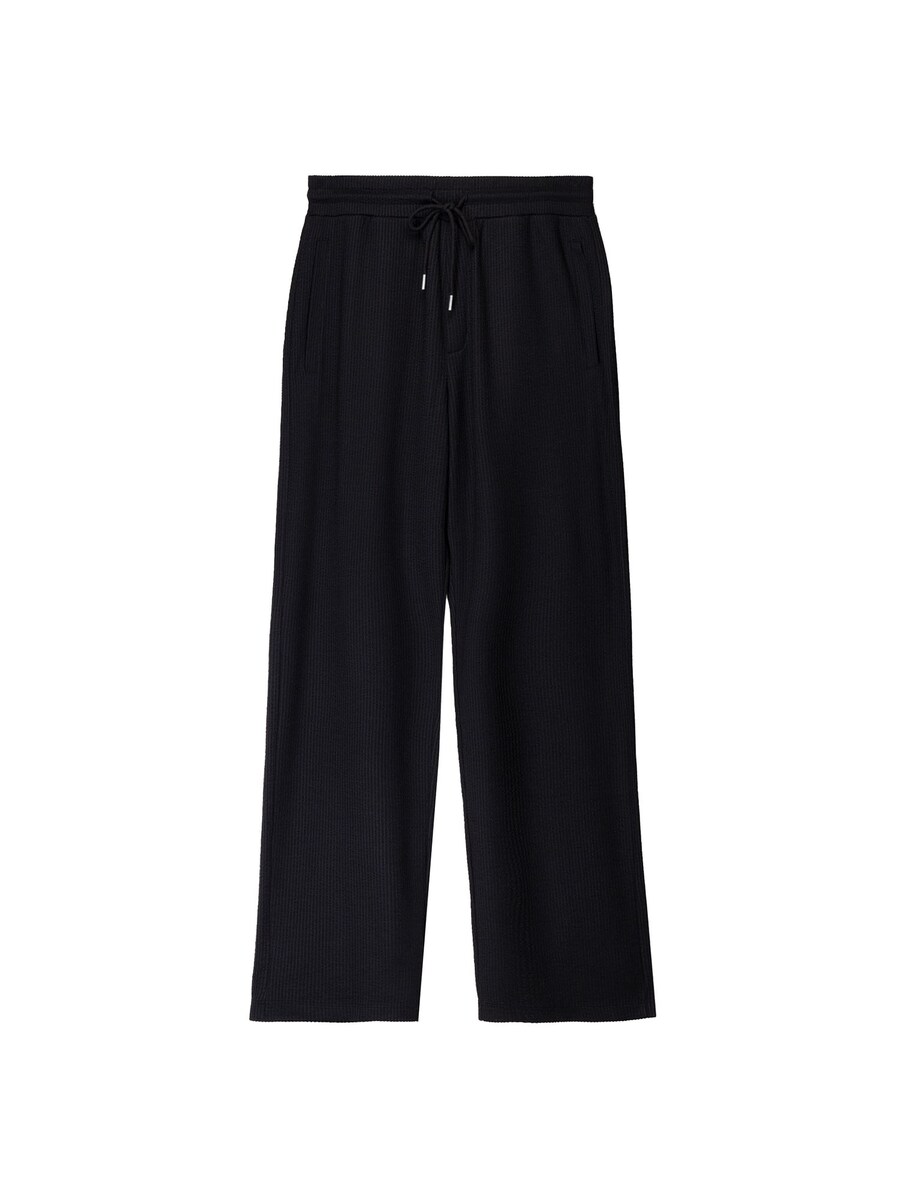 Широкие брюки Bershka, черный
Широкие брюки Bershka, черный