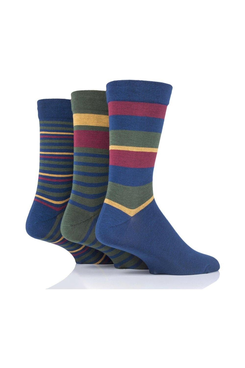 3 пары удобных носков в полоску из бамбука с гладкими швами на пальцах ног SOCKSHOP, зеленый
3 пары удобных носков в полоску из бамбука с гладкими швами на пальцах ног SOCKSHOP, зеленый