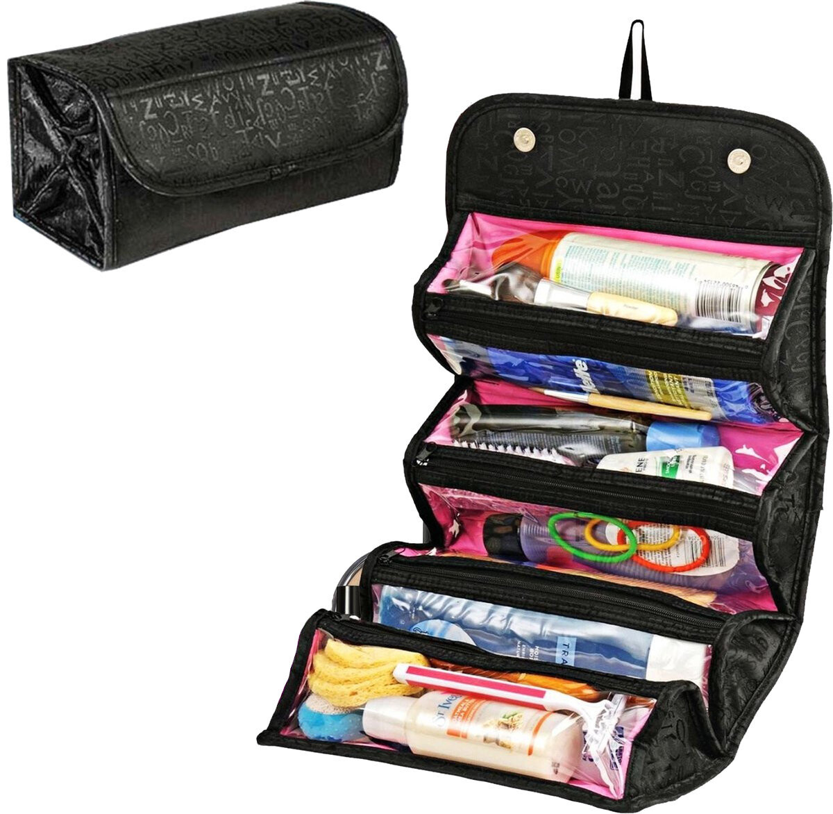 Женская косметичка, вместительная сумочка-органайзер Satis
Женская косметичка, вместительная сумочка-органайзер Satis