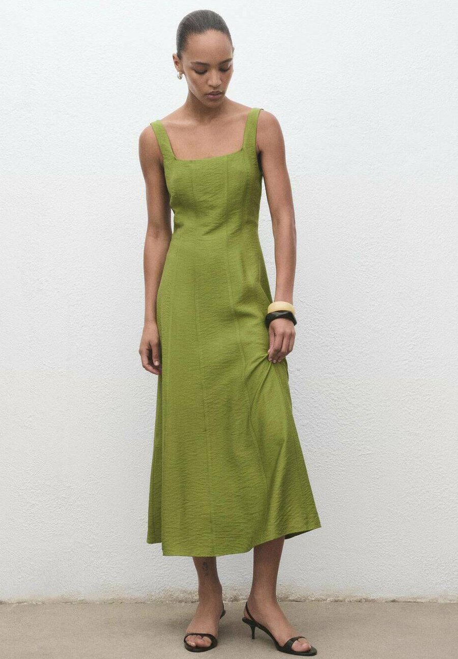 Платье Mango MIDI WITH STITCHING, Green
Платье Mango MIDI WITH STITCHING, Green