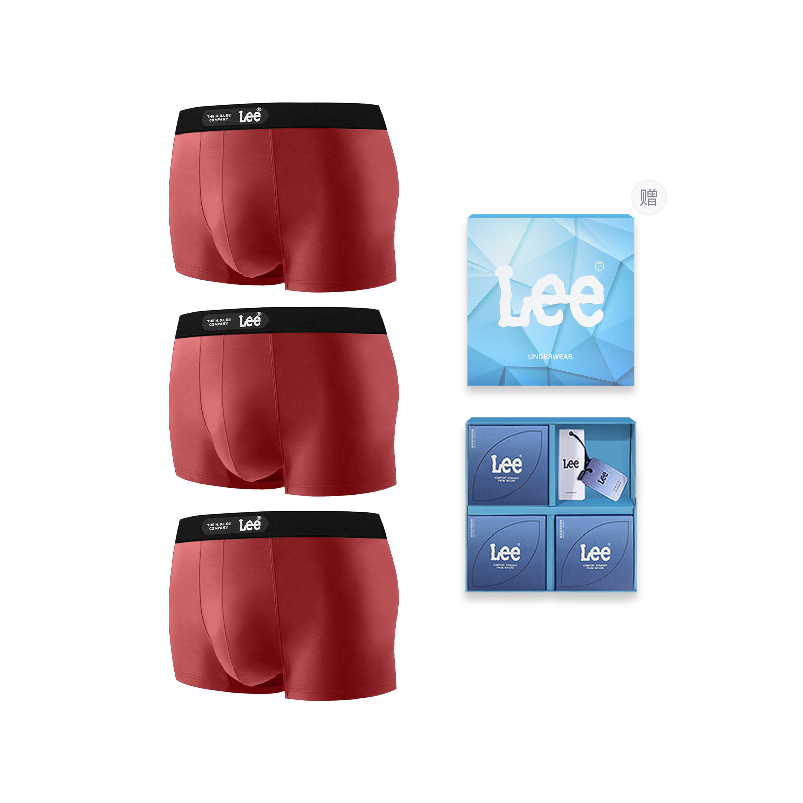 Мужские трусы боксеры упаковка 3 штуки Lee, черный
Мужские трусы боксеры упаковка 3 штуки Lee, черный