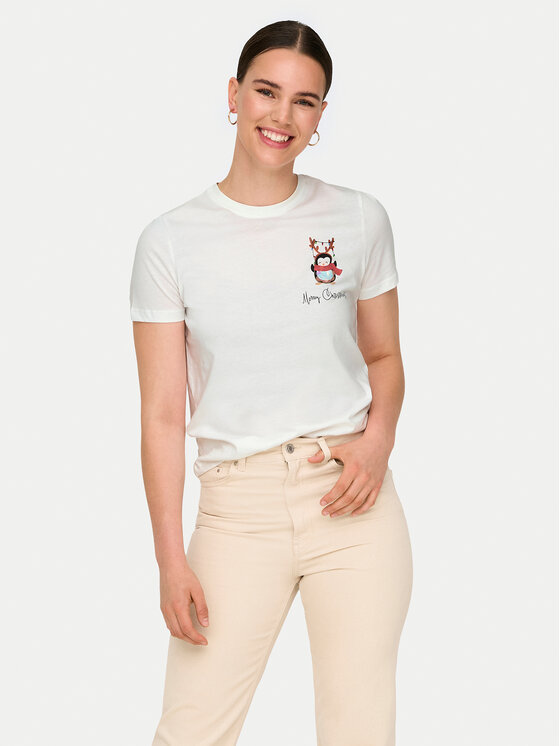 Футболка стандартного кроя Only, белый
Футболка стандартного кроя Only, белый