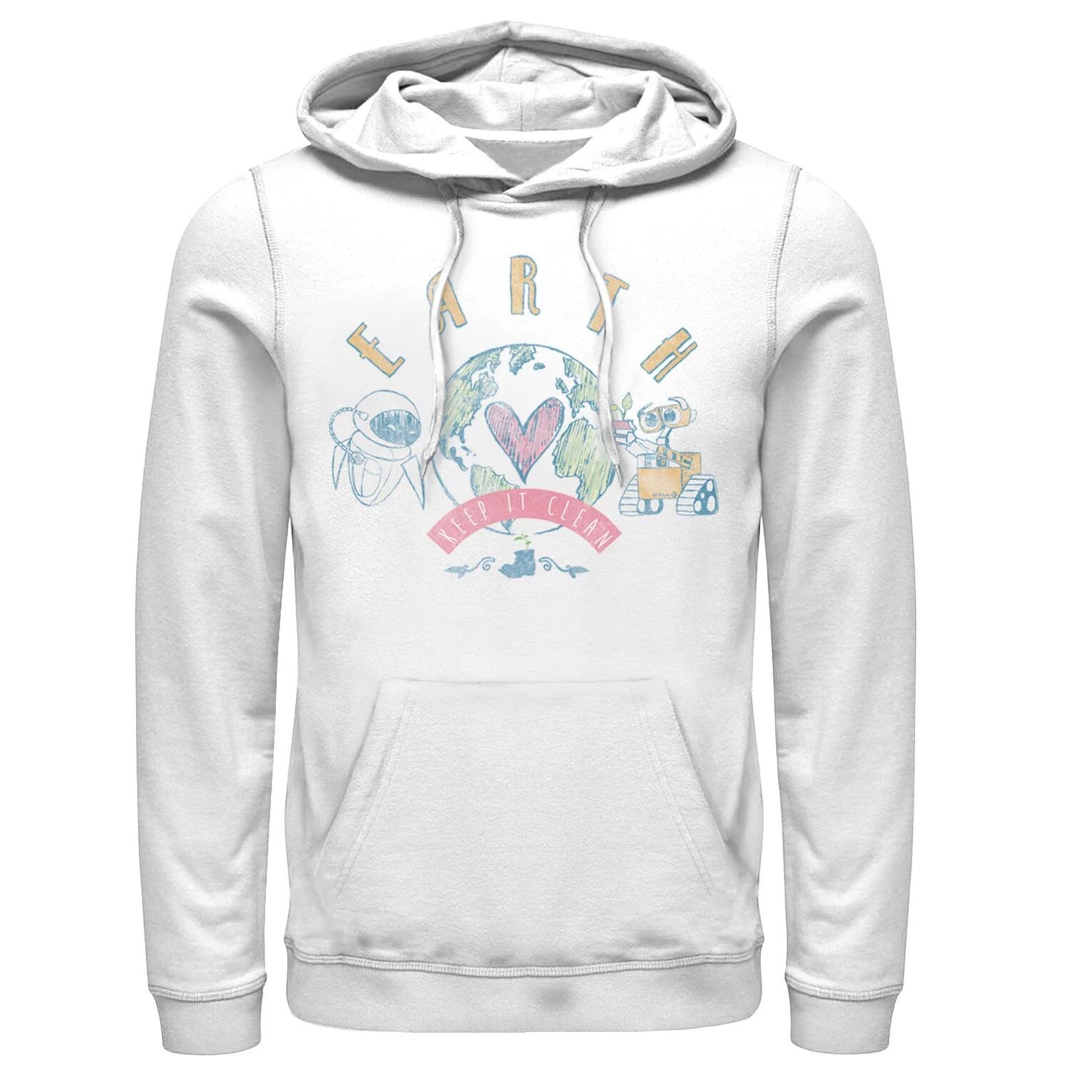Мужская толстовка с капюшоном Wall-E Eve Earth Keep It Clean Disney / Pixar
Мужская толстовка с капюшоном Wall-E Eve Earth Keep It Clean Disney / Pixar